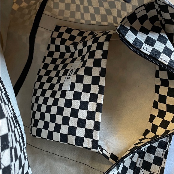 VANS Tell All zip Canvas Tote Bag - Picture 12 of 15